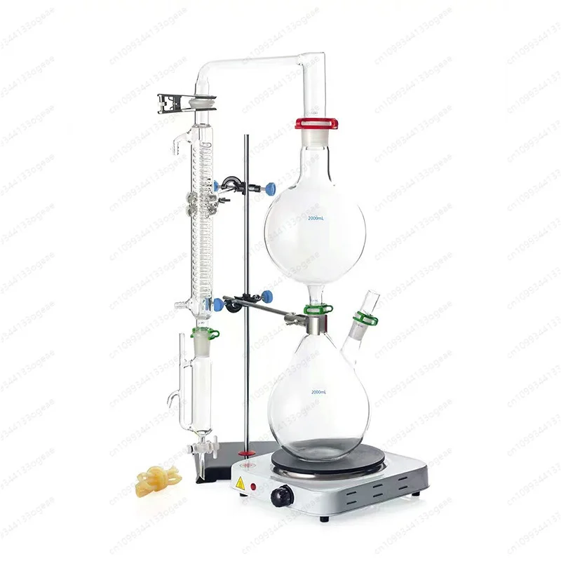 Ultrasonic Cleaner Lab - olie-extractieafscheiderapparaat Destillatie-extractieapparaat voor etherische olie Complete