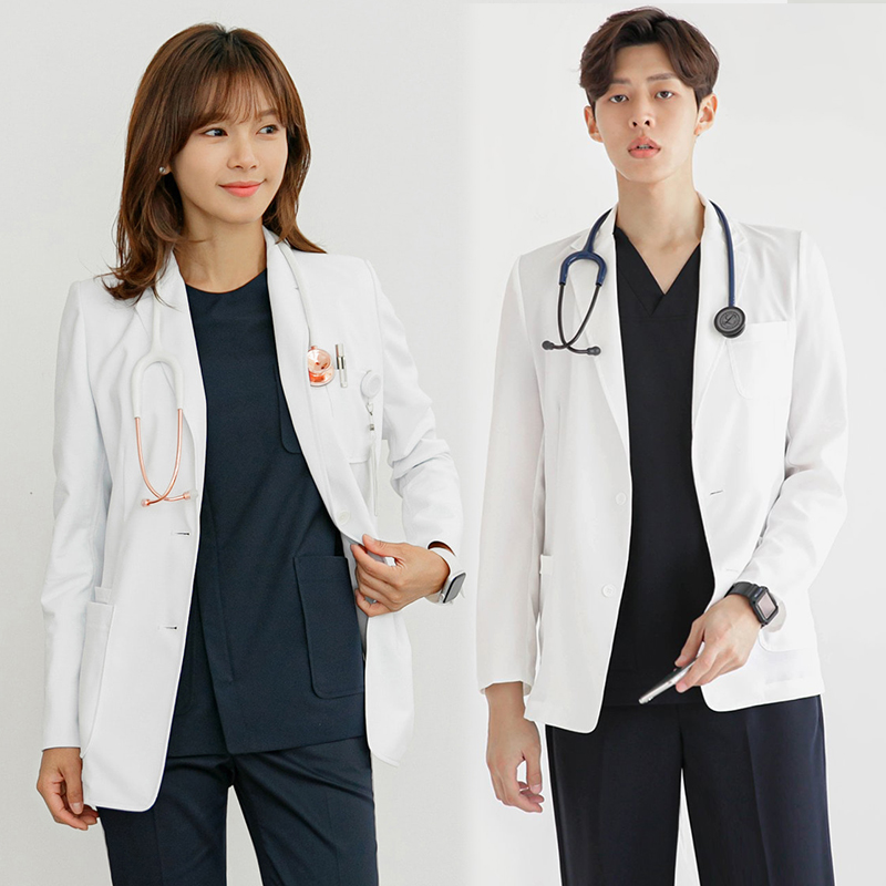 Medical Lab Years - Unisex labjas met lange mouwen, doktersjas,