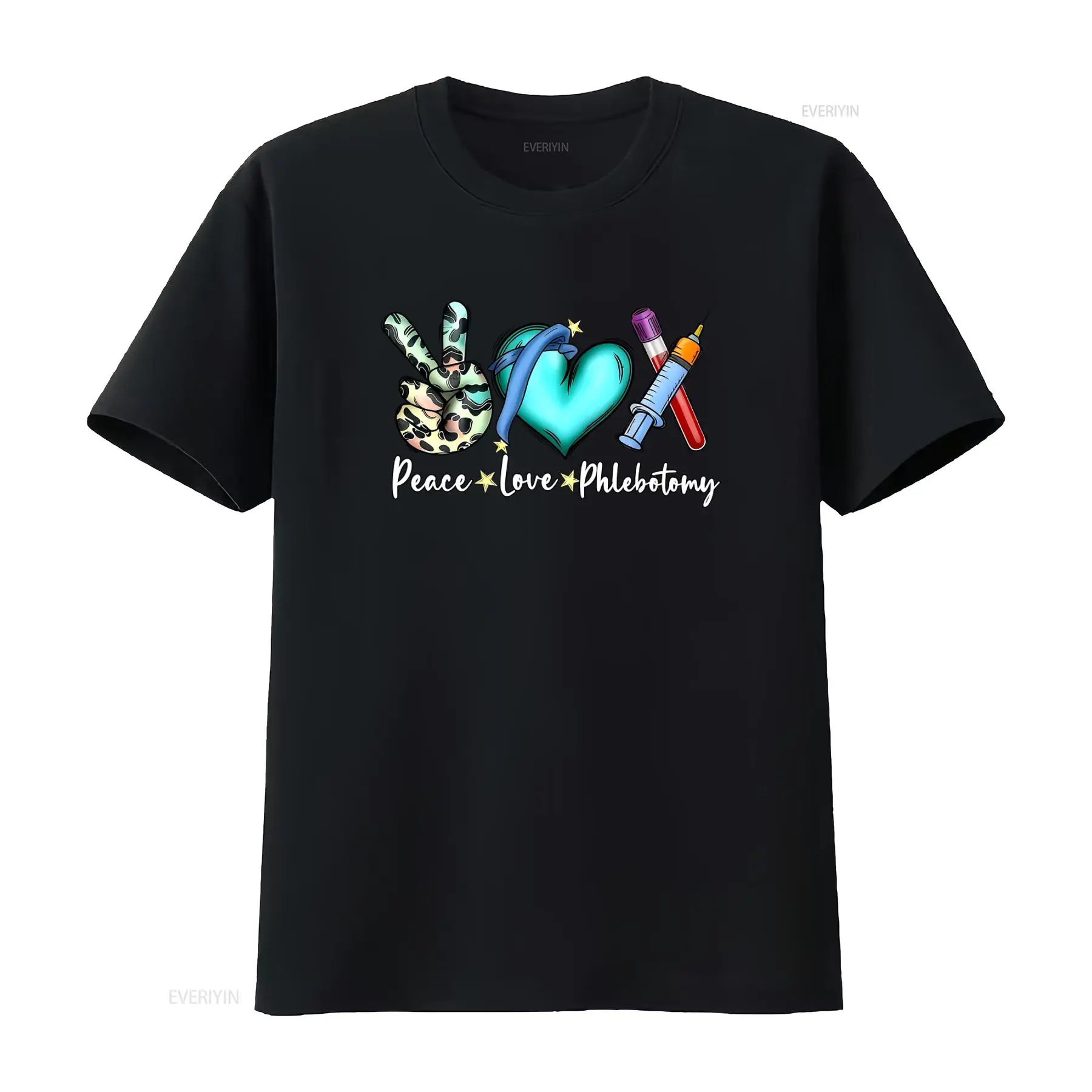 Medical Laboratory Technologist - Peace Love Phlebotomy T-shirt voor medische