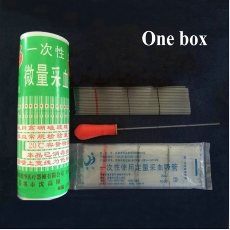 Blood Collection Tube - 1 box (400 pcs) 40ul glas
