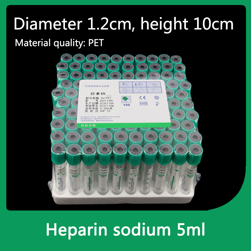 3/5/10 ml Heparin Natrium Anti - Blood Collection Tube recensie en prijs