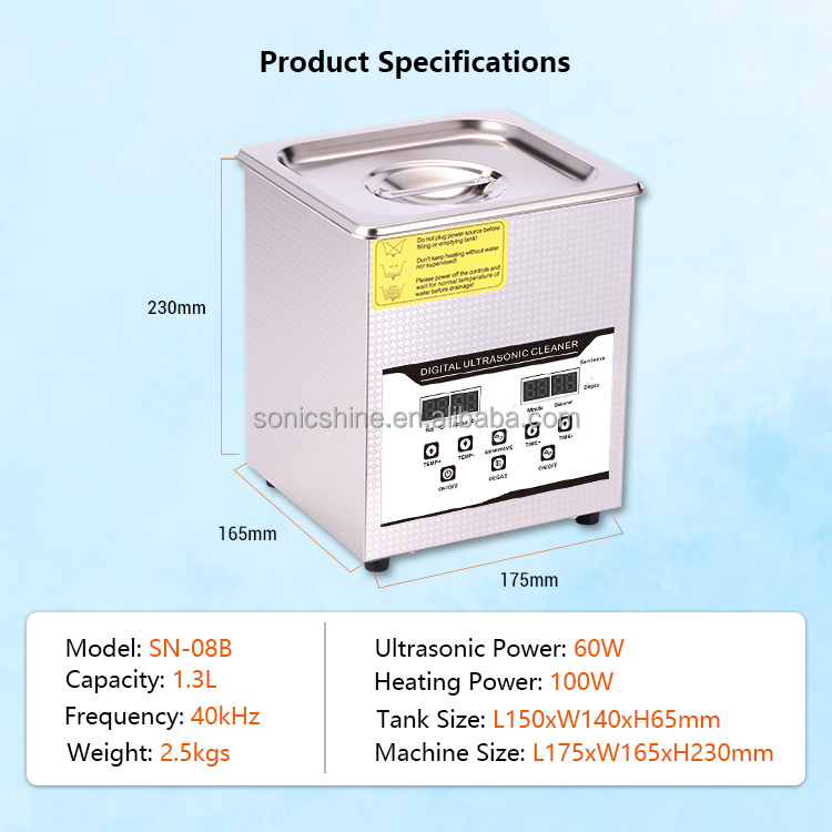 SN-08B 1.3L Elektrische Ultras - Medical Lab Machines recensie en prijs